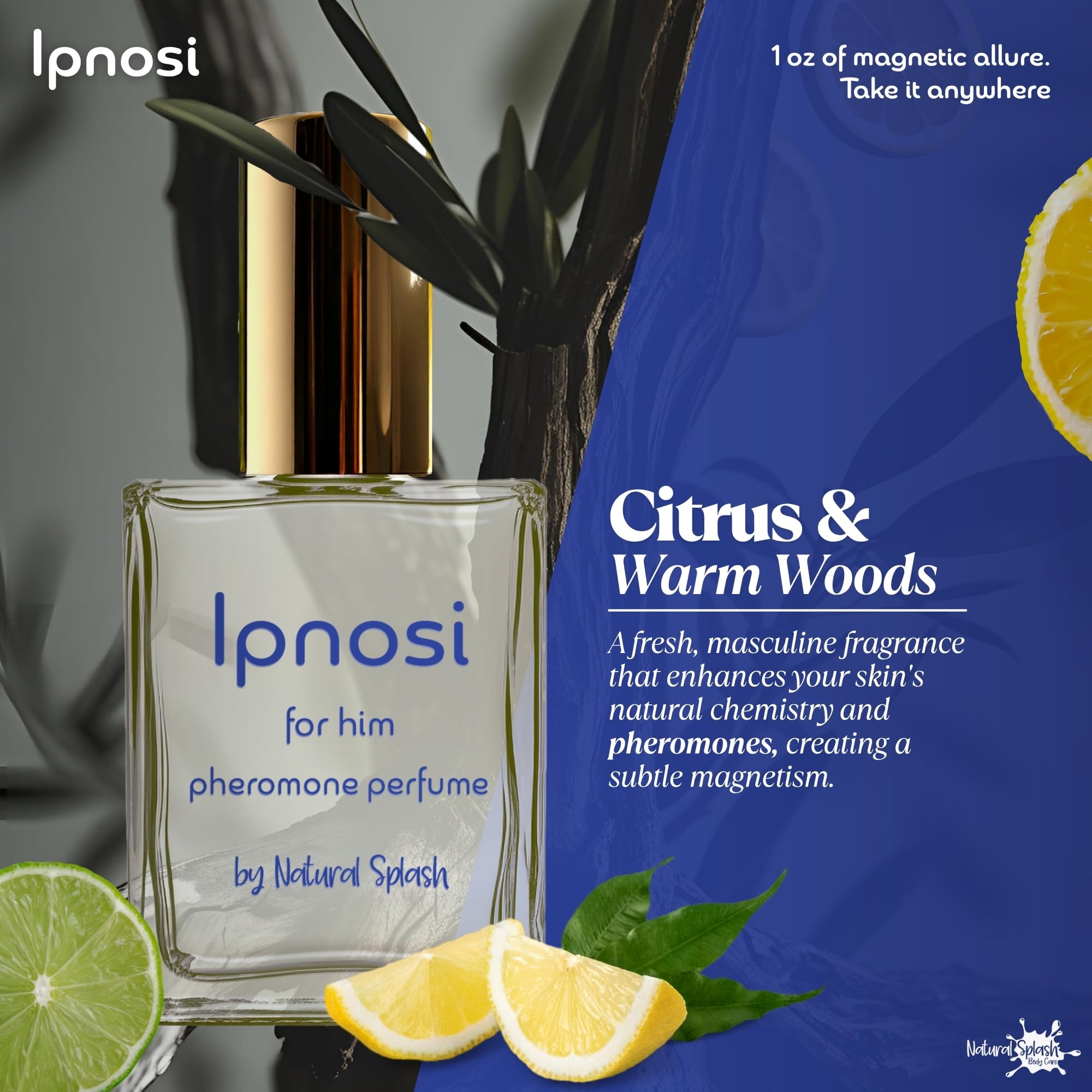 Natural Splash lpnosi For Him travel size bottle, ideal for on-the-go.
