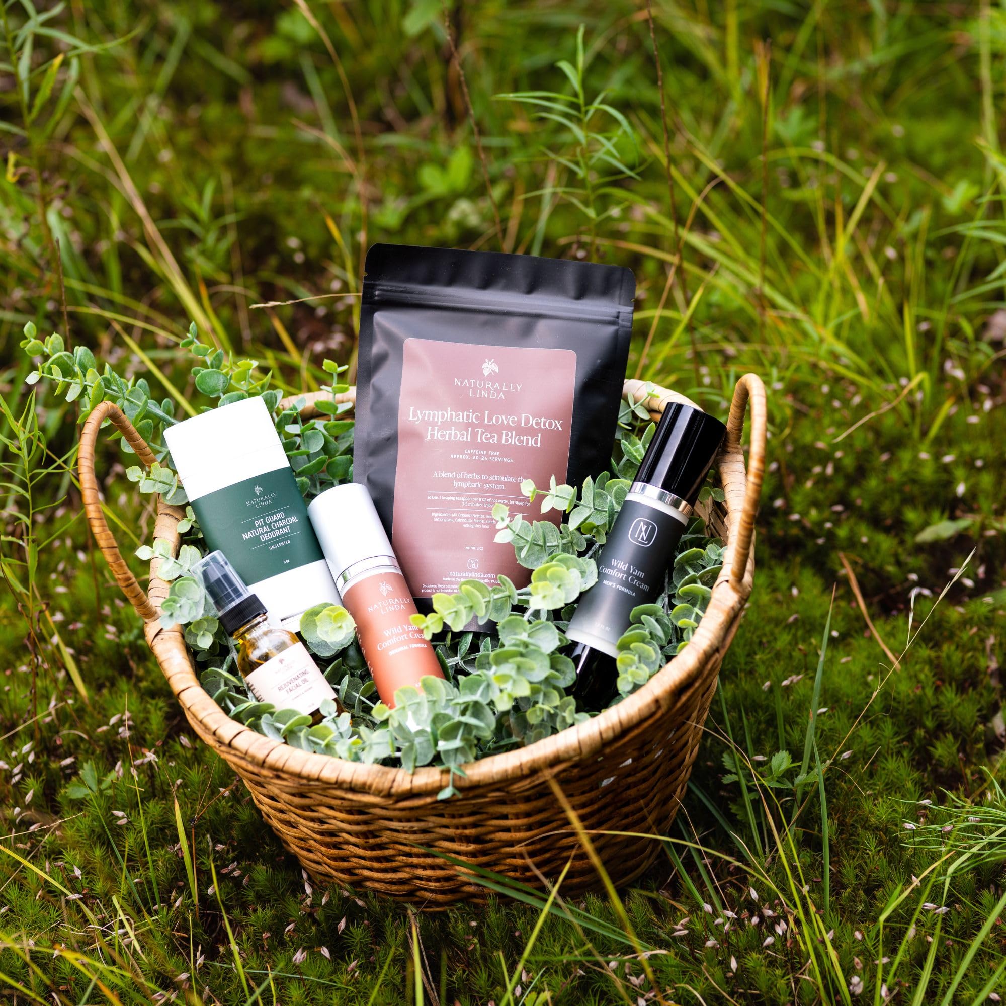 Naturally Linda Wild Yam Cream eco packaging visuals