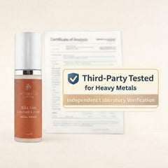 Naturally Linda Wild Yam Cream label detail and ingredients