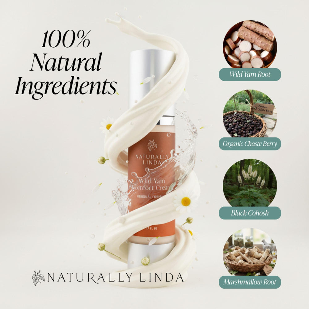 Naturally Linda Wild Yam Cream skin hydration and balance