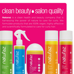 Naturaz Curl Defining Cream nourishes dry hair with jojoba and argan oils.