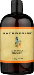 Naturcolor After Color Treatment Shampoo pump dispenser for easy application.