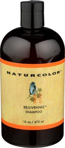 Naturcolor Rejuvennis Shampoo ingredients panel highlights natural derivation and nourishment.