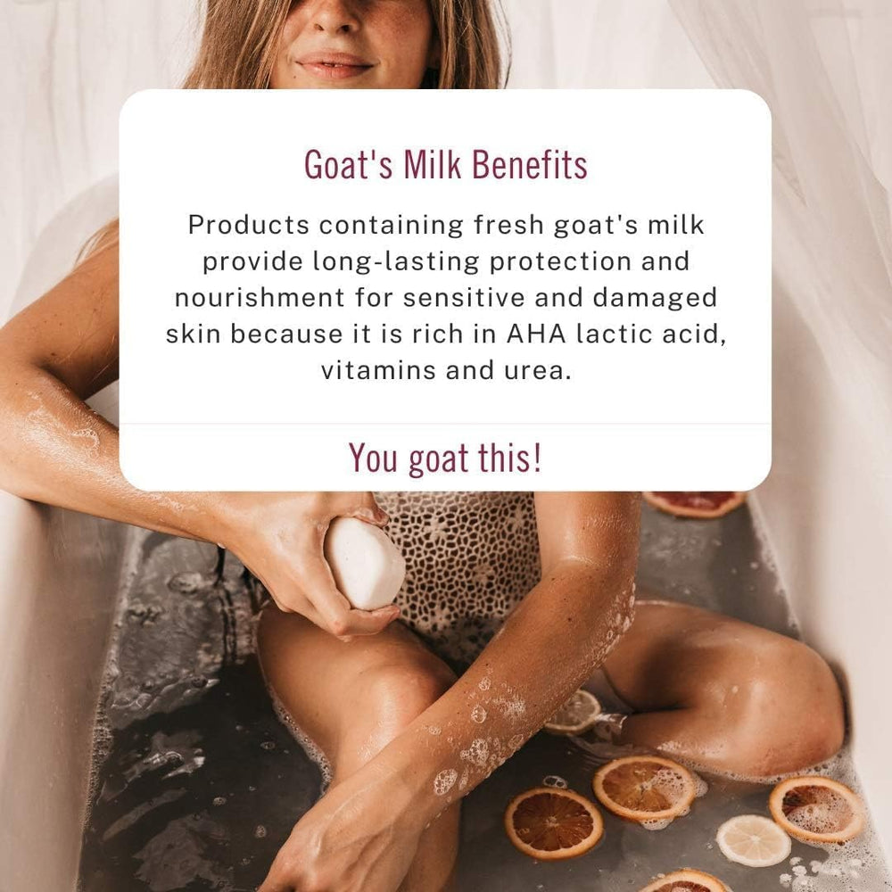 Nature by Canus goat milk bar soap for hands, face and body, gentle cleansing daily