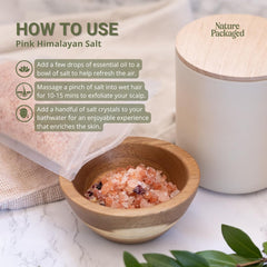 Nature Packaged Pink Himalayan Salt bath-use – soothing soak with trace minerals