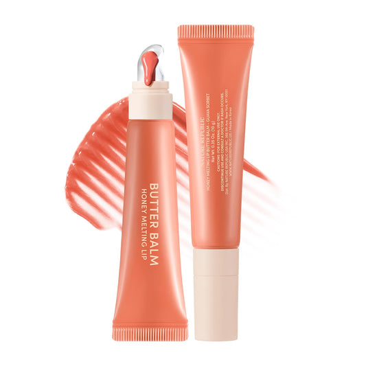 Nature Republic Honey Melting Lip Balm packaging closeup showing natural hydration.