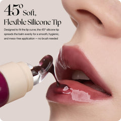 Nature Republic Honey Melting Lip Butter Balm uses a hygienic silicone tip for even coverage.