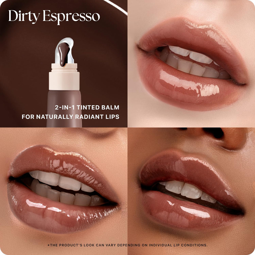 Nature Republic Honey Melting Lip Butter Balm angled silicone-tip in use for precise application