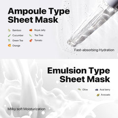 Nature Republic Sheet Mask supports all skin types in routine.
