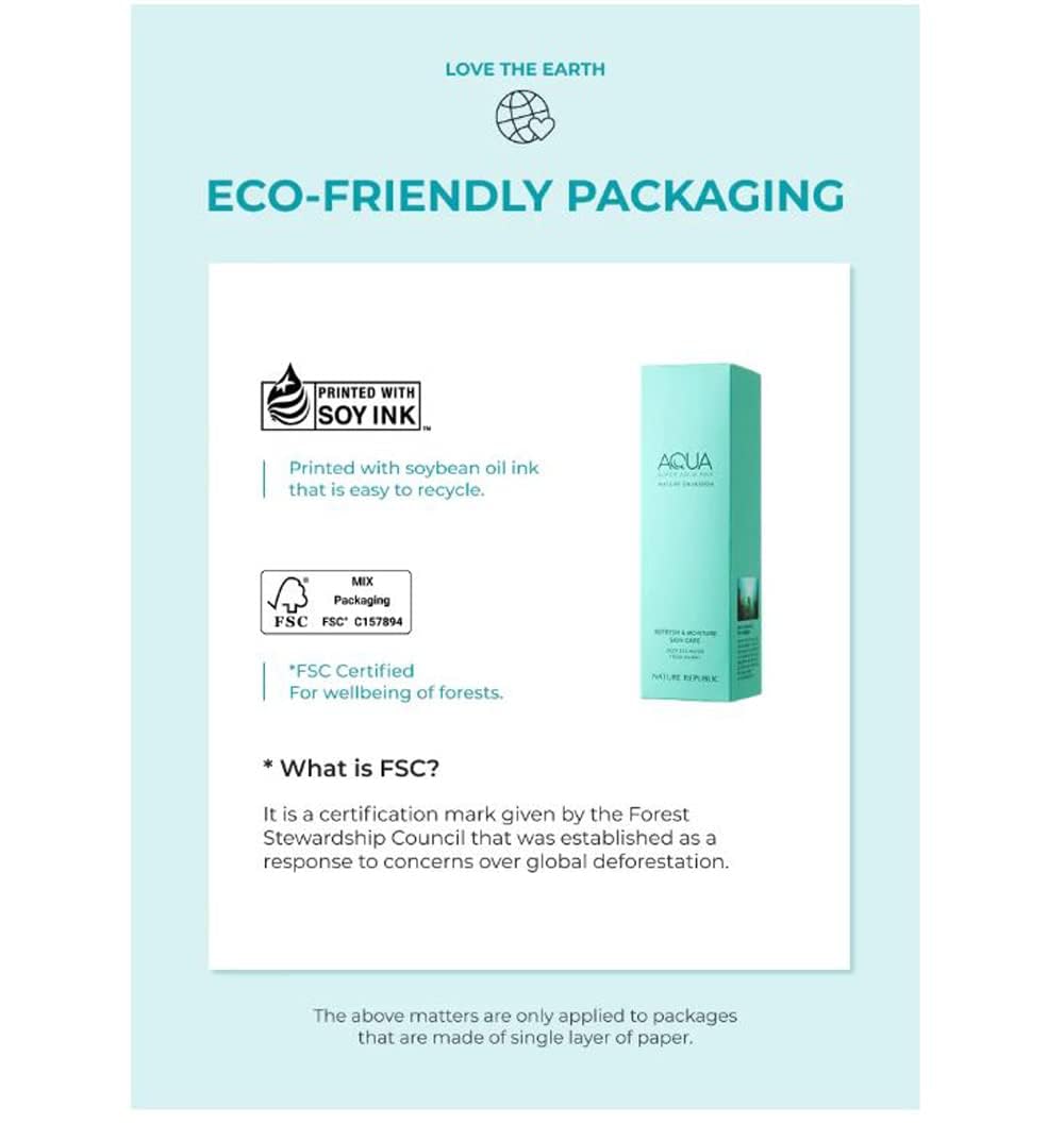 Nature Republic Super Aqua Max Watery Emulsion routine setup on shelf