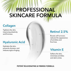 Closeup of retinol texture in Nature Theory collagen cream