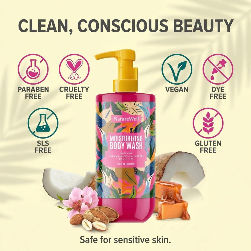Scent focus with Brazilian Nut Oil for tropical ambience.