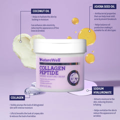 NATURE WELL cream dispense showcases quick, non greasy finish after shower.