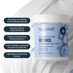 NATURE WELL floral-scented retinol cream adds luxury while restoring texture