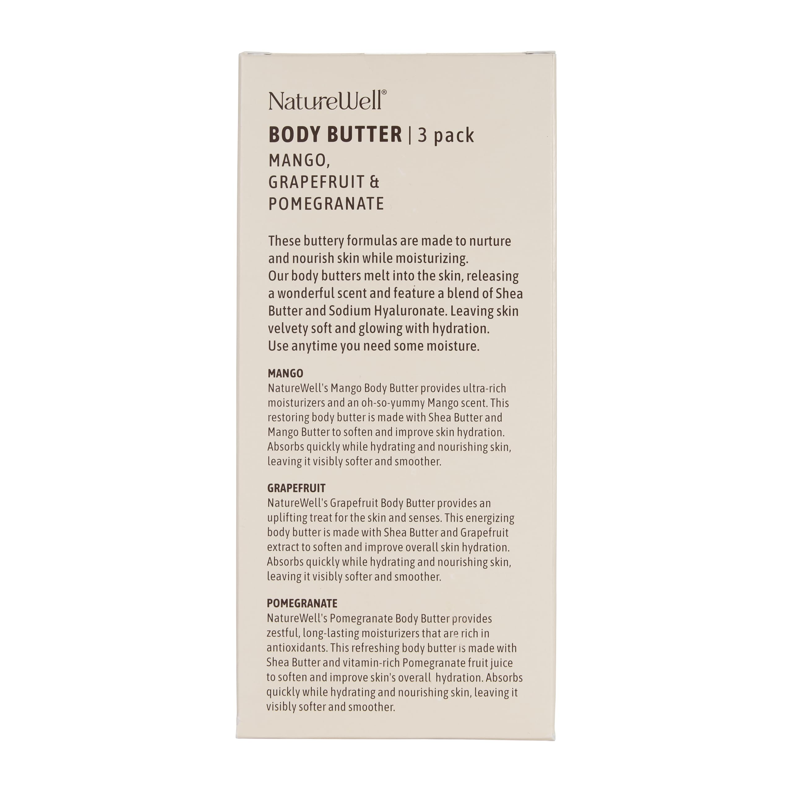 Ingredient-rich formula with shea butter and natural oils