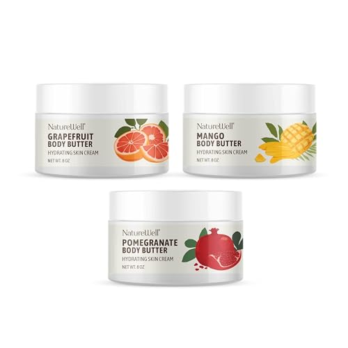 Nature Well Mango shea body butter 8oz — softens skin for a radiant feel