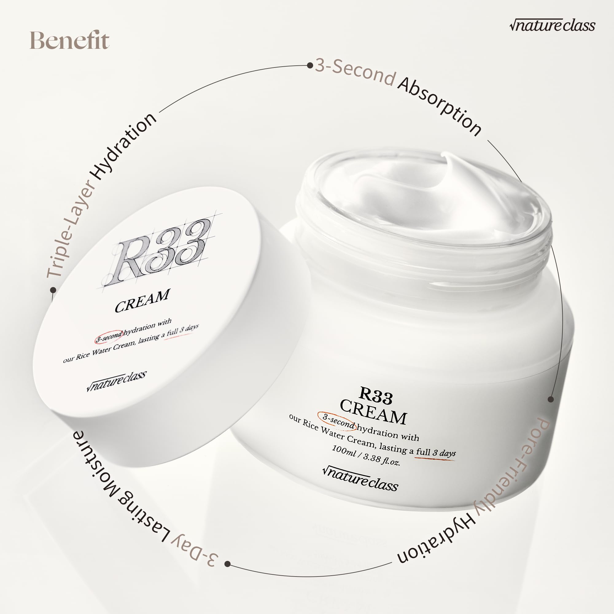 Moisturizer on bathroom shelf suggesting simple morning and night routine.