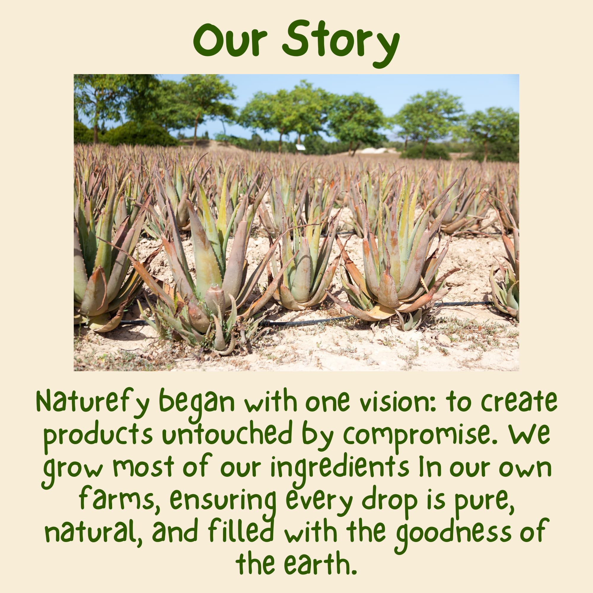 Naturefy Aloe Vera Gel used for hair and scalp hydration.