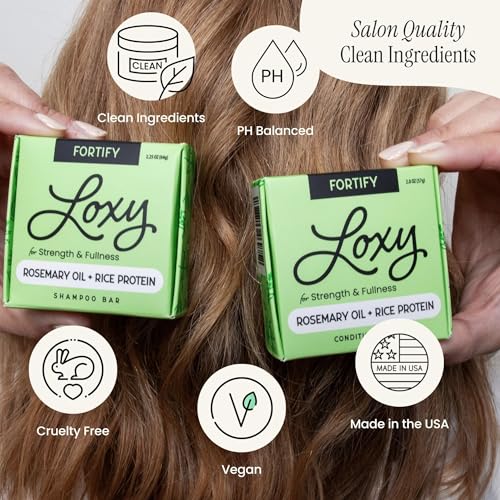 Naturel Loxy Fortify complete system pairing shampoo and conditioner bars