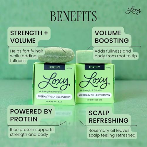 Naturel Loxy Fortify conditioner bar with coconut oil for nourishment and shine