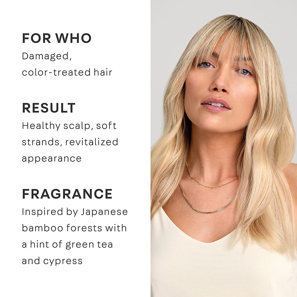 Color-treated hair gains gloss after using NatureLab Perfect Repair duo