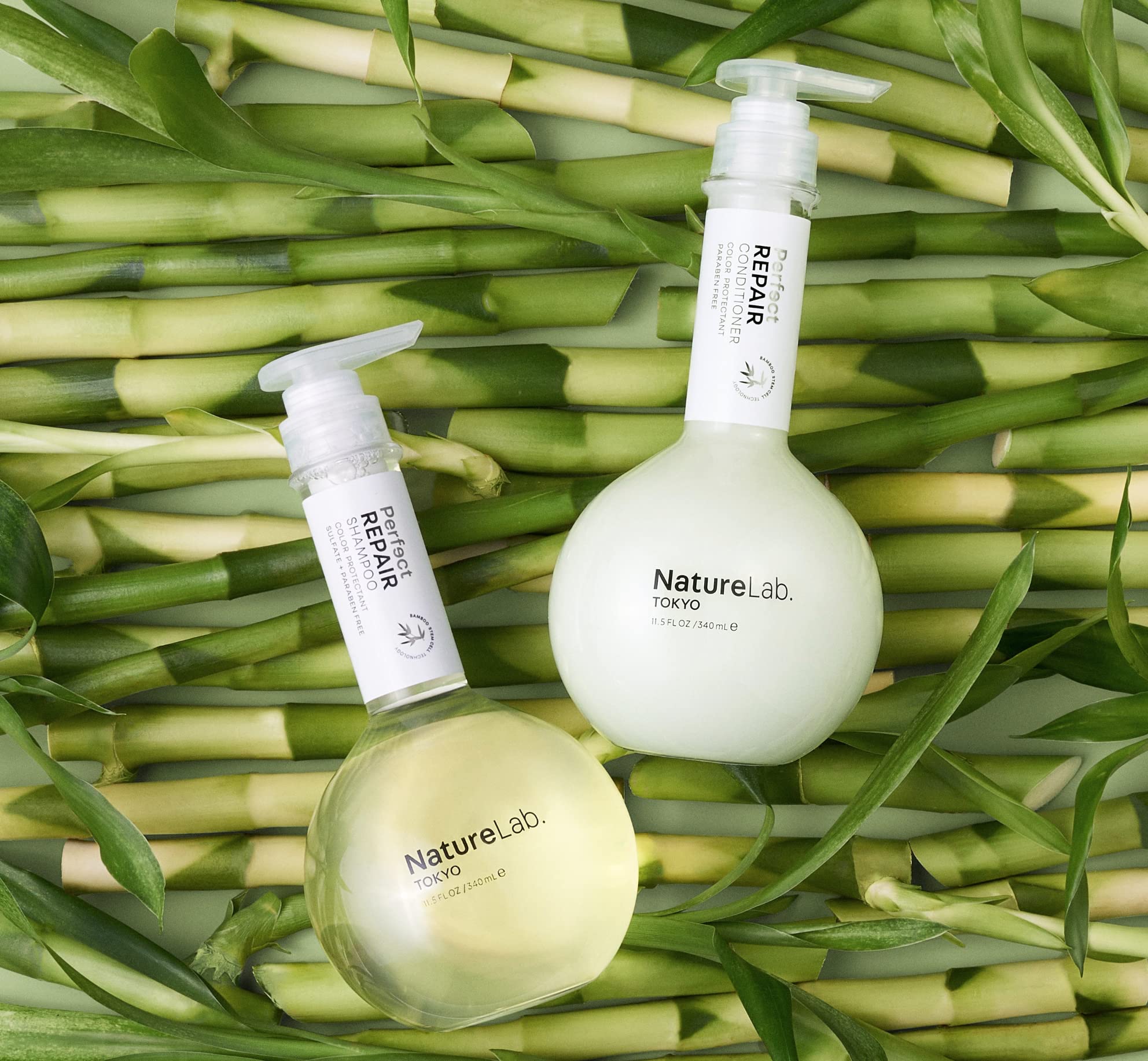 NatureLab TOKYO Perfect Repair conditioner bottle smooths and detangles