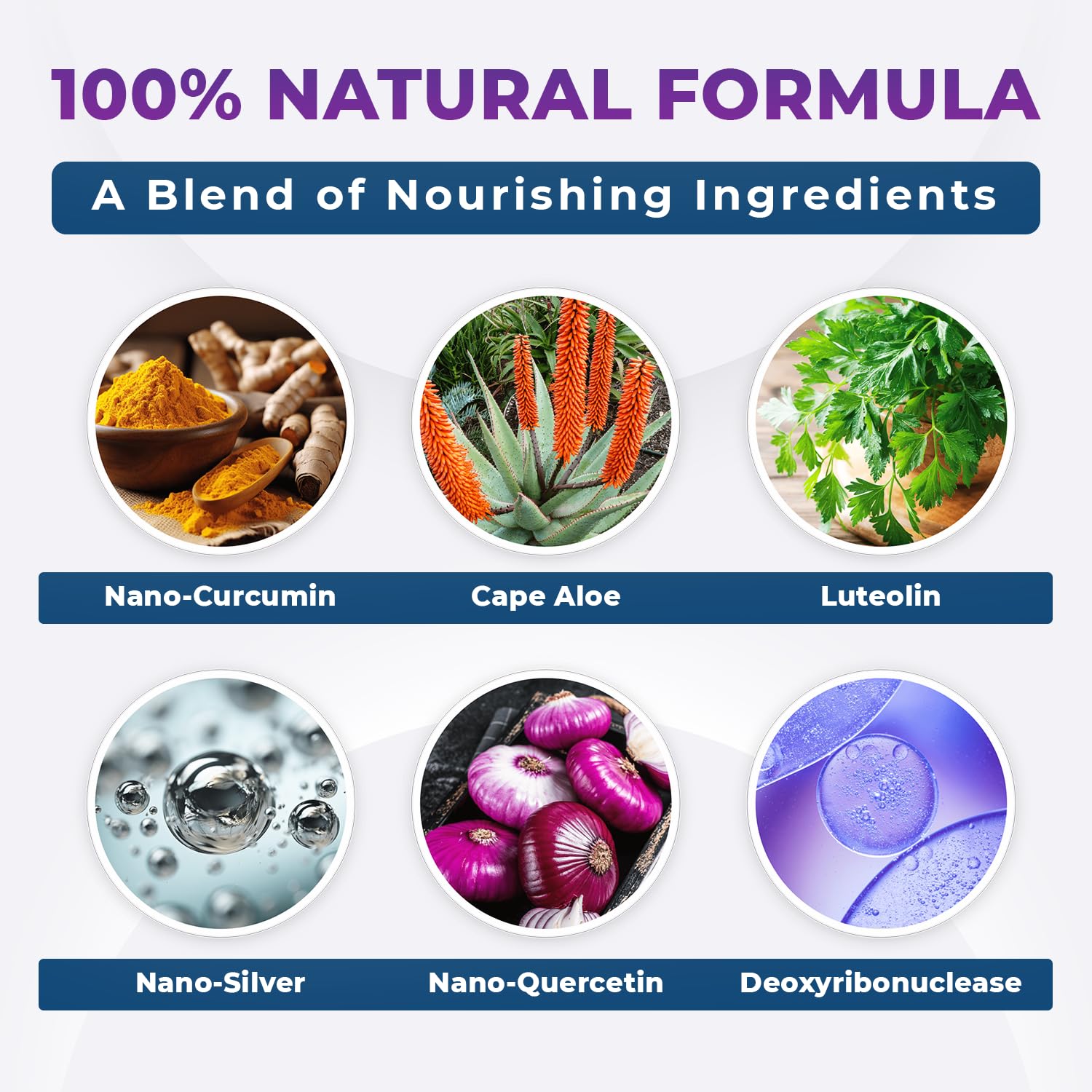 Nature’s NutriWave NanoDefense Pro label highlighting natural ingredients.