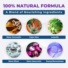 Nature’s NutriWave NanoDefense Pro label highlighting natural ingredients.