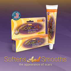 Natureplex Scar Gel texture close-up showing smooth, non-greasy finish