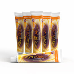 Natureplex Scar Gel tube close-up for easy daily use