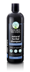 Nature's Brands Herbal Choice Mari eucalyptus and fennel shampoo bottle offers gentle, color-safe cleansing.