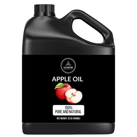 Naturevibe Botanicals Apple Seed Oil bottle for skin and hair hydration