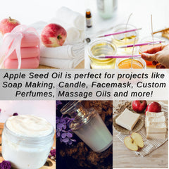 Hair care use Apple Seed Oil for shine and manageability