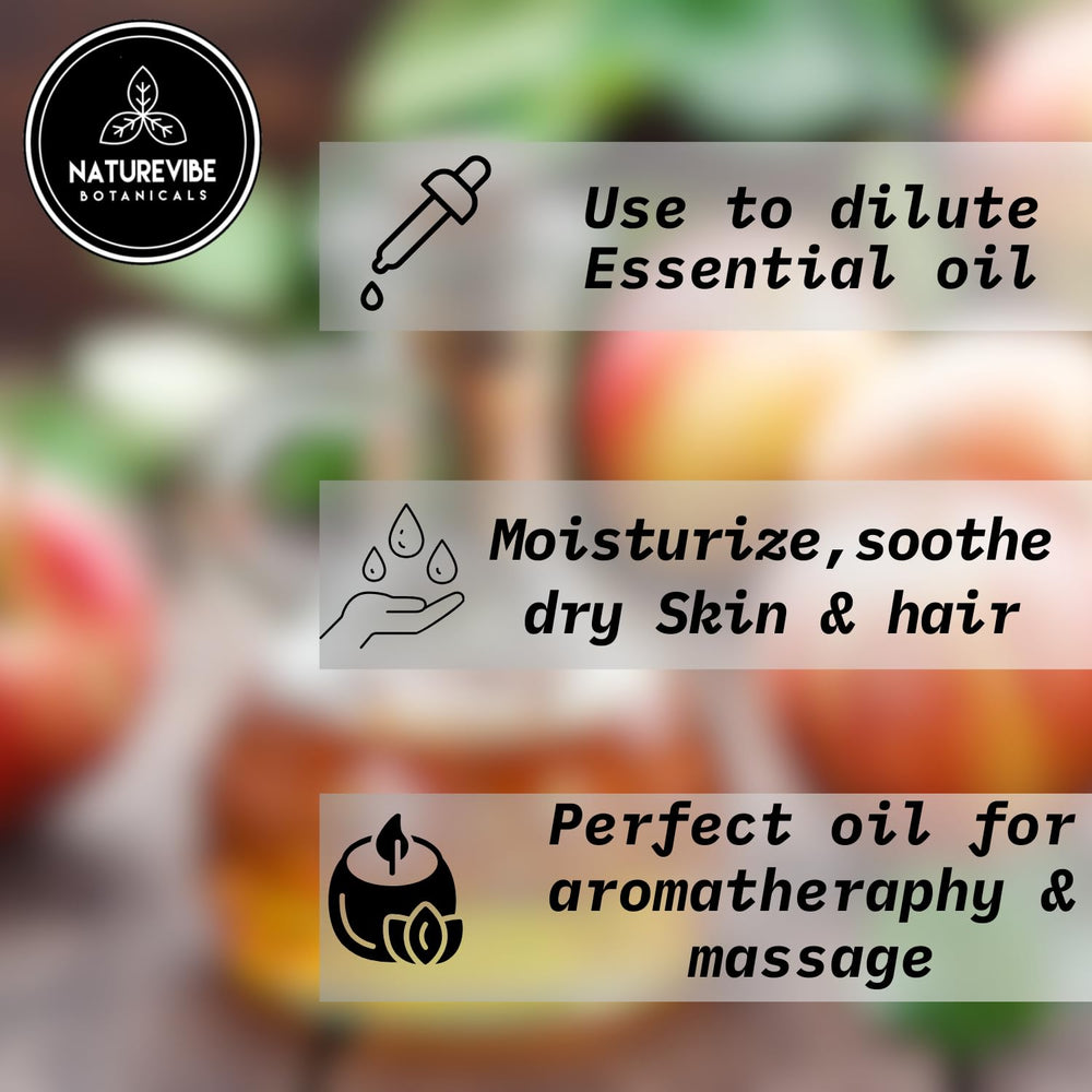 Naturevibe Apple Seed Oil being poured for easy facial application
