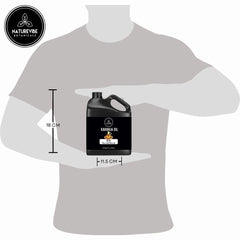 Naturevibe Botanicals Karanja Oil used in hair care routines for nourishment.