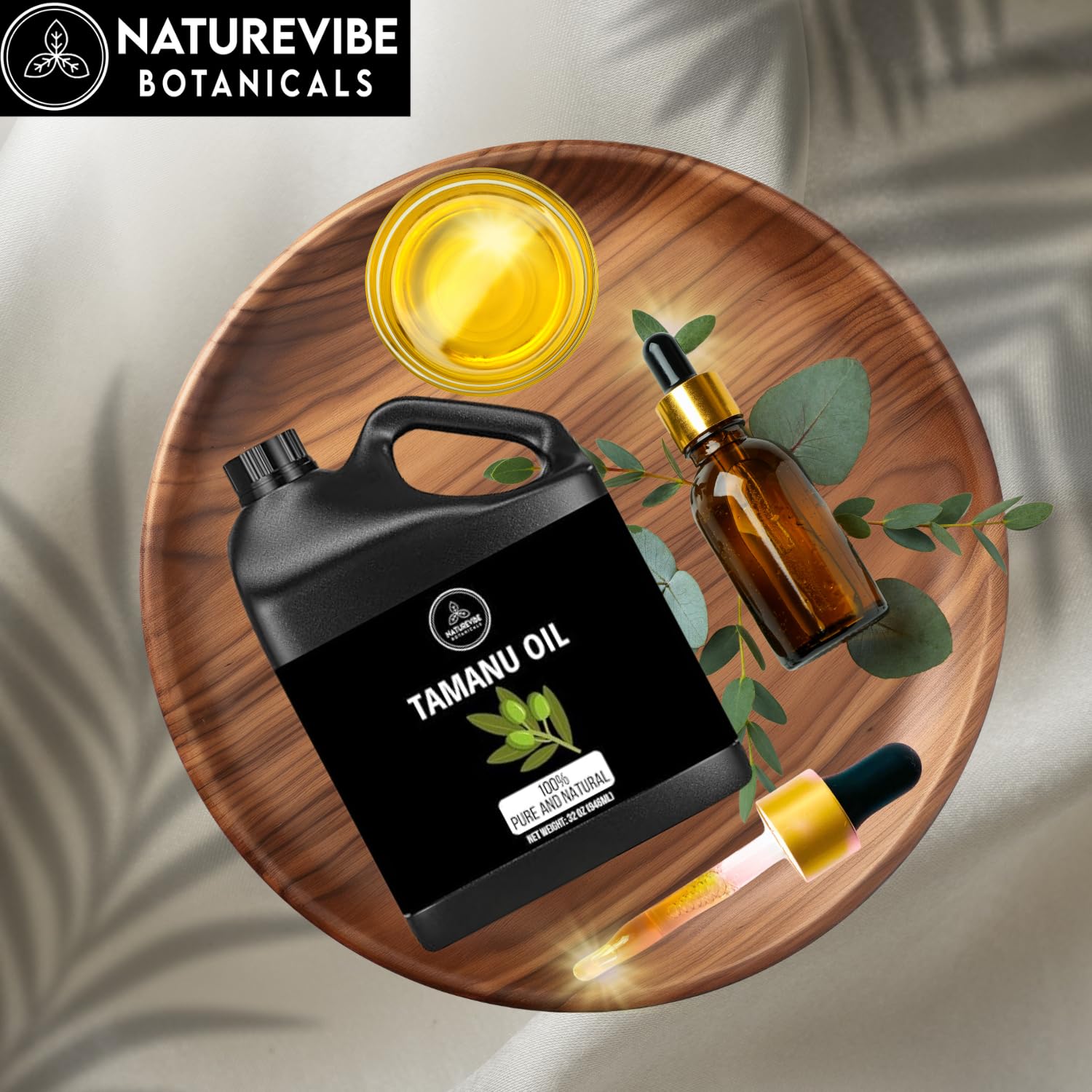 Naturevibe Botanicals Tamanu Oil being cold-pressed for purity