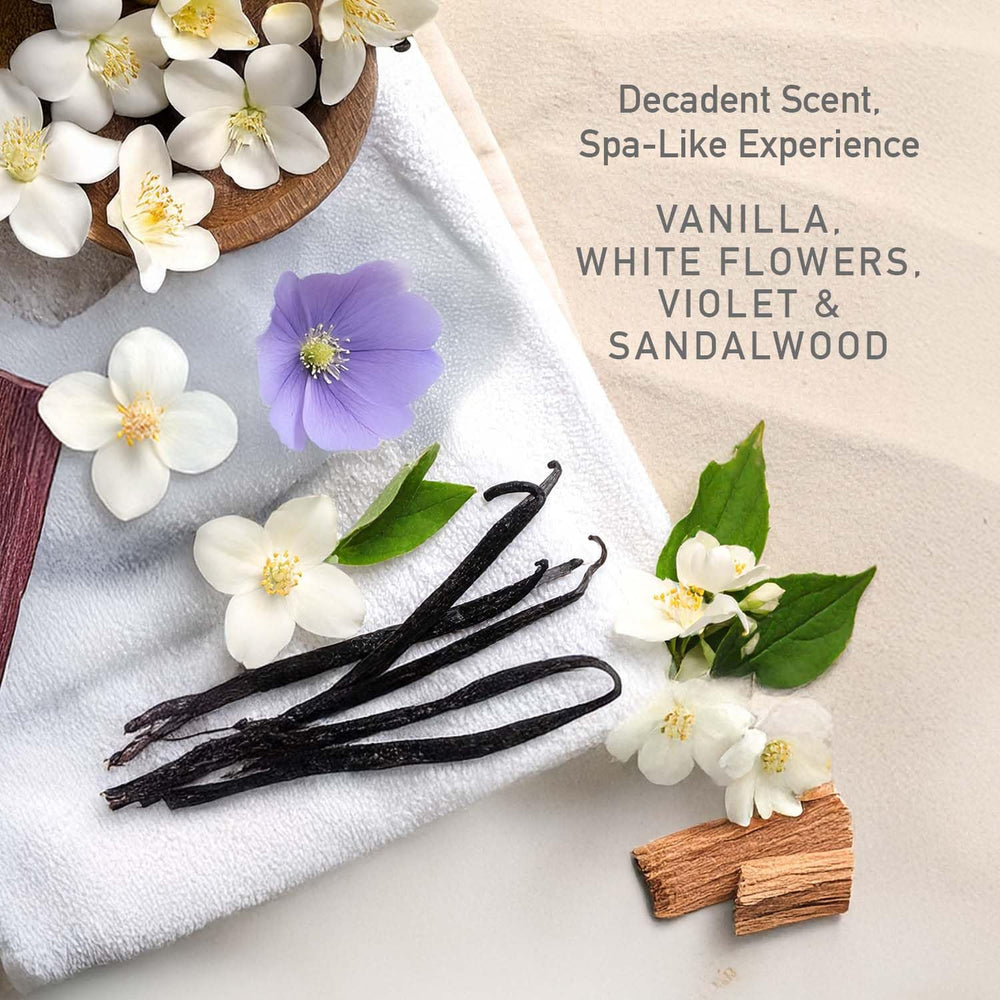 NATURE WELL Blissy key ingredients close-up includes murumuru, shea, and coconut for lasting hydration.