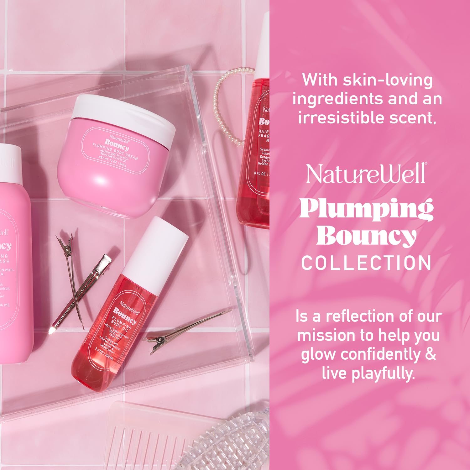 NatureWell whipped-texture close-up reveals cushiony glide on skin