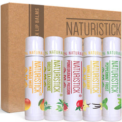 Naturistick lip balm application swatch shows silky glide