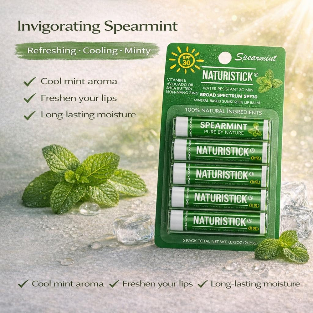 Naturistick lip balm glides smoothly for everyday sun protection