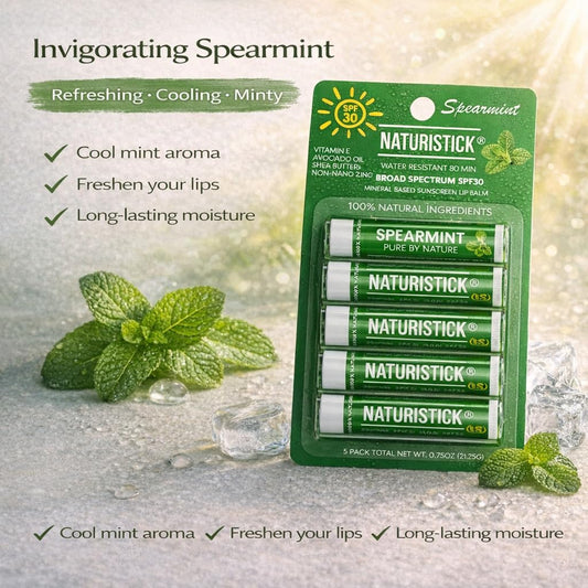 Naturistick lip balm glides smoothly for everyday sun protection