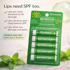 Naturistick lip balm ingredients include shea butter and avocado oil