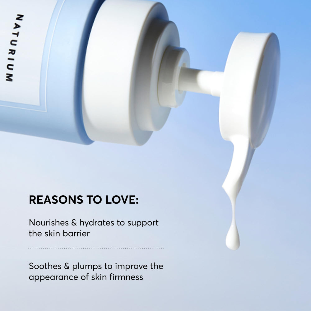 Naturium Urea 5% Serum pump bottle showing milky, fast-absorbing texture.