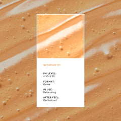 Naturium Vitamin C Complex Cleanser cleanses makeup and impurities while brightening