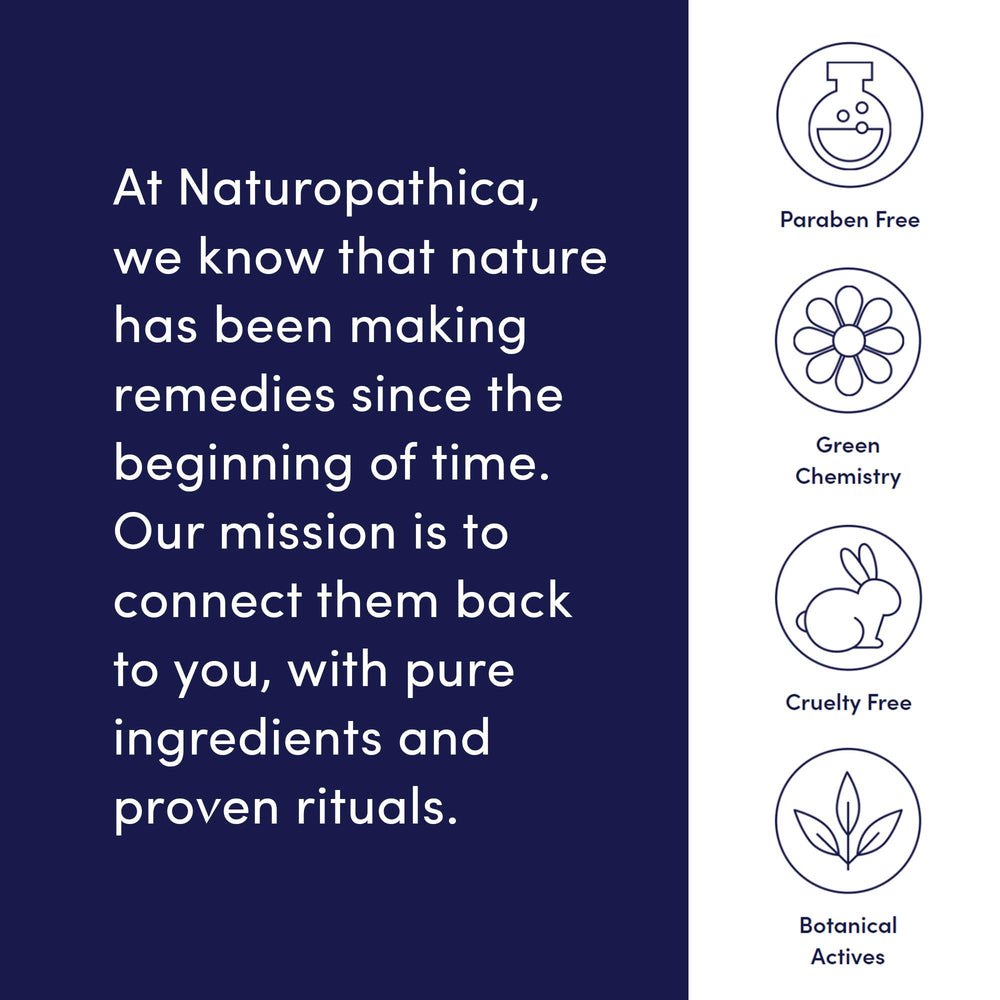 Naturopathica Aloe Vera Gel Mask overnight use concept on nightstand.