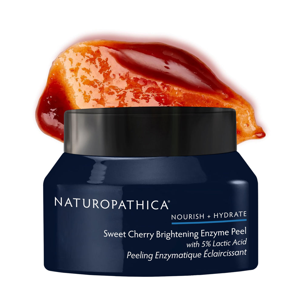 Naturopathica Sweet Cherry Brightening Peel bottle ready for at-home exfoliation and brightening routine