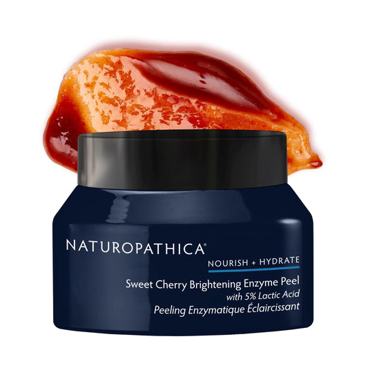 Naturopathica Sweet Cherry Brightening Peel bottle ready for at-home exfoliation and brightening routine