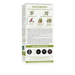 Naturtint 1N Ebony Black ammonia-free label highlights gentler at-home application.