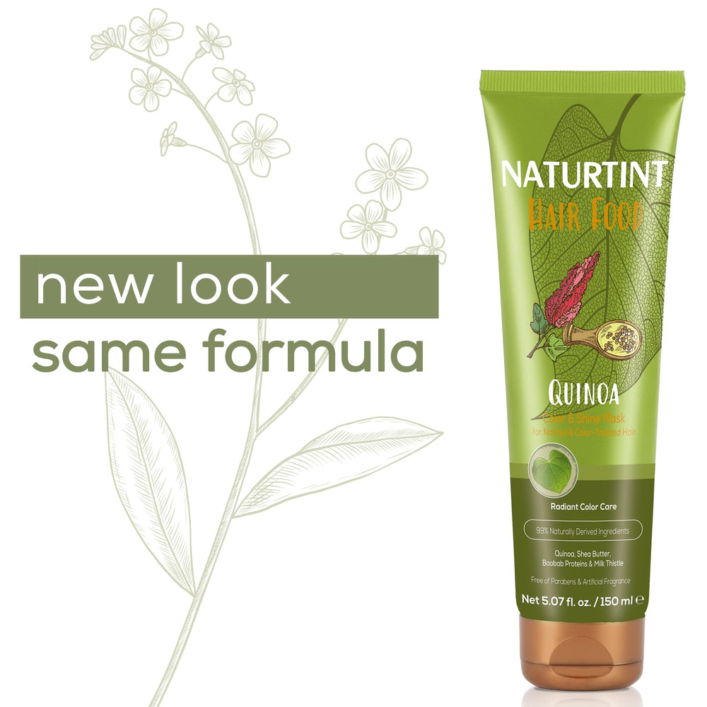 Naturtint Hair Food Milk Thistle image suggests strengthening for color-treated hair.
