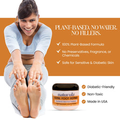 Naturulz Total Foot Repair after-use foot close-up reveals smoother skin